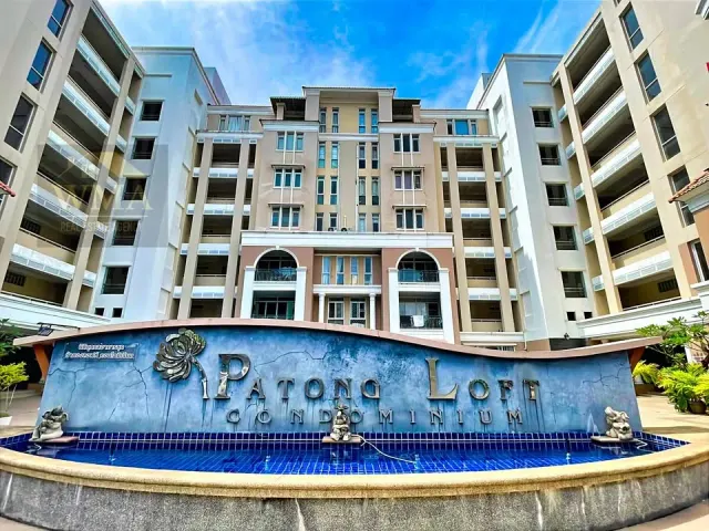 For rent 1-bedroom apartment in Patong Loft Condominium