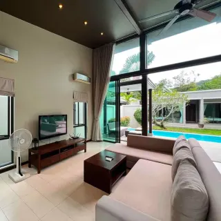 For rent 3-bedroom villa in Baan Wana Pool Villas