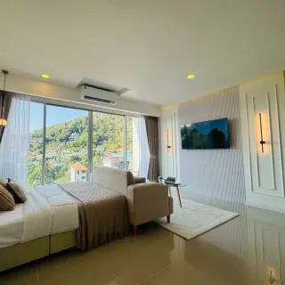 อพาร์ตเมนต์ 1 ห้องนอนใน Karon Beach